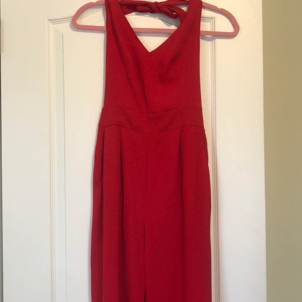 Red jumpsuit - Picture 6 of 8